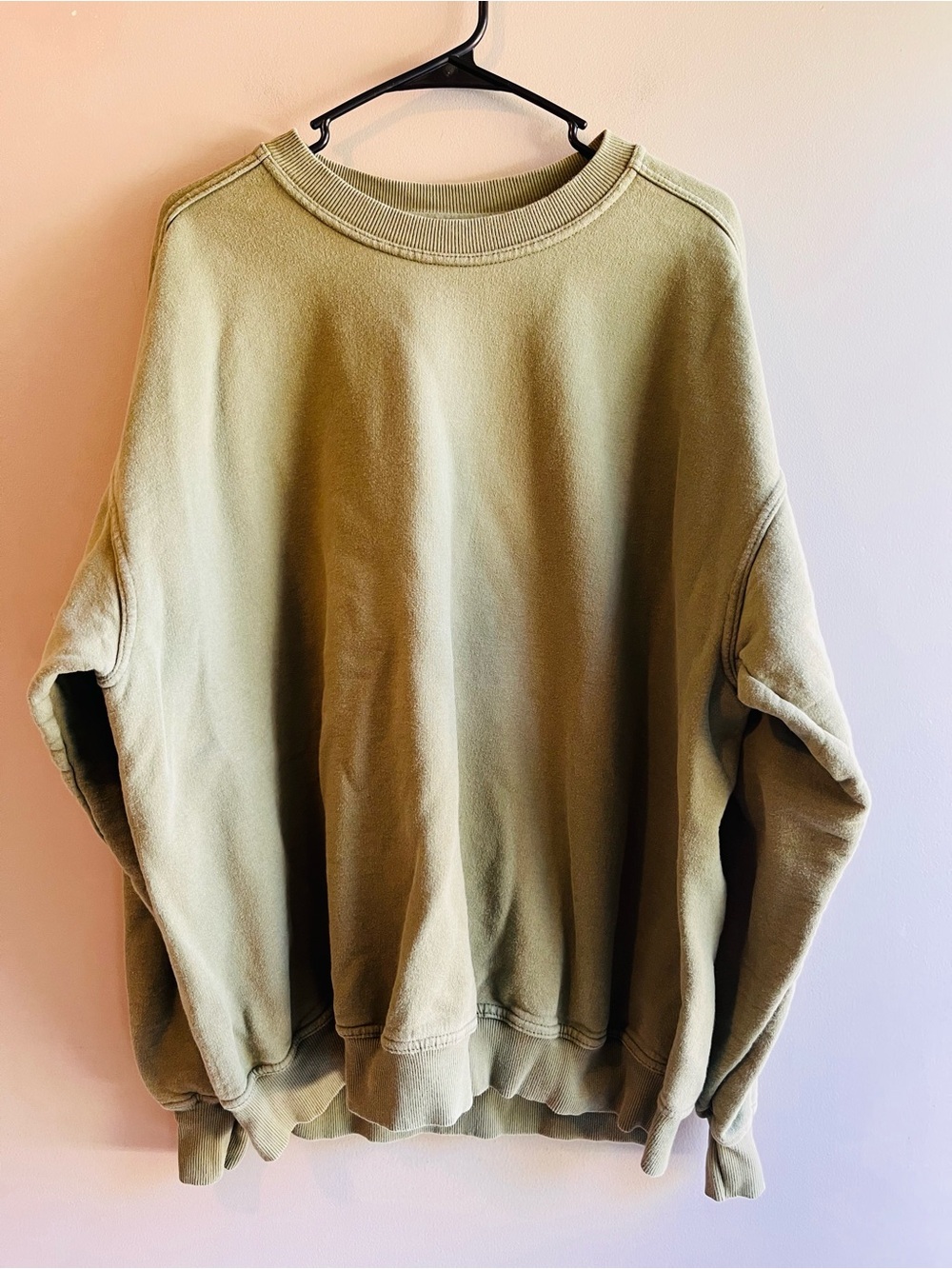 Vintage Pluma Russel Athletic Tag 2X Oversized Olive Green Crewneck Sweatshirt
